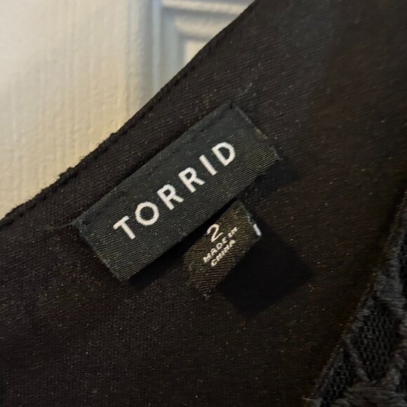 Torrid Mini Lace Bell Trapeze Dress - Picture 6 of 7